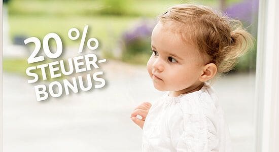 20 % Steuerbonus für die Fenstersanierung